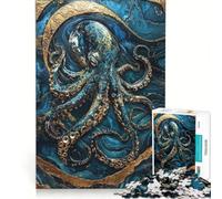 Puzzle per adulti da 1000 pezzi I segreti dorati dell'arte profonda, gioco educativo, difficile, compleanno e Natale 38x52cm