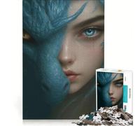 Puzzle per adulti da 1000 pezzi "I sussurri del drago" gioco rompicapo difficile ideale come regalo per tutta la famiglia 38x26cm