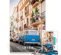 Puzzle per adulti da 1000 pezzi,Ibiza,Spagna,con bordi sottili,ideale per attività creative,risoluzione di problemi,relax e gioco artistico per compleanni (50x75cm)