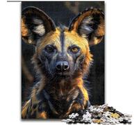 Puzzle per adulti da 1000 pezzi "Iena africana", puzzle da 1000 pezzi per adulti, per adolescenti dai 14 anni in su, decorazione per la casa (dimensioni 50x75cm)