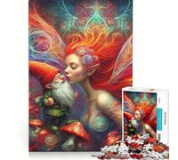 Puzzle per adulti da 1000 pezzi "Il bacio dell'incantatrice", gioco pratico, divertente e umoristico, collezione d'artista, belle arti 50x75cm