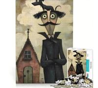 Puzzle per adulti da 1000 pezzi "Il cane ha perso" gioco interattivo interazione genitore-figlio ideale come regalo per tutta la famiglia 50x75cm