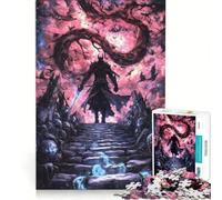 Puzzle per adulti da 1000 pezzi, Il Cavaliere Oscuro in Ascesa, Decorazione da parete, Stimolante da completare, Ideale come regalo per tutta la famiglia 38x52cm