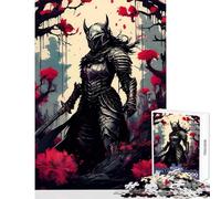 Puzzle per adulti da 1000 pezzi Il Cavaliere Oscuro in Fiore gioco rompicapo sfida impegnativa giocattolo fai da te compleanno e Natale (38x26cm)