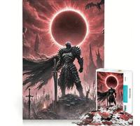 Puzzle per adulti da 1000 pezzi "Il Cavaliere Oscuro - L'eclissi", gioco interattivo, interazione genitore-figlio, ideale come regalo per tutta la famiglia 38x26cm
