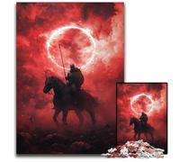 Puzzle per adulti da 1000 pezzi, Il cavaliere oscuro, puzzle, giocattoli educativi per l'apprendimento, ideale come regalo per tutta la famiglia dai 14 anni in su, 50x75cm