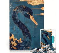 Puzzle per adulti da 1000 pezzi "Il Cigno Nero", gioco rompicapo, regalo di compleanno, adatto come decorazione da scrivania 50x75cm