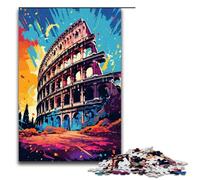 Puzzle per adulti da 1000 pezzi Il Colosseo nell'antica Roma è circondato da schemi di montaggio Aiuta il cervello a esercitare Giocattoli avvincenti per coltivare la pazienza 1000 pezzi