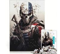 Puzzle per adulti da 1000 pezzi "Il commando patriottico" decorazione da parete oggetto d'arredo con pezzi di forma casuale completamente ad incastro 38x52cm