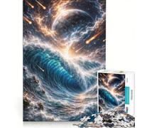 Puzzle per adulti da 1000 pezzi "Il Diluvio Universale" gioco interattivo difficile e stimolante collezione d'artista belle arti 50x75cm