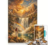 Puzzle per adulti da 1000 pezzi "Il dipinto del sogno" gioco rilassante sfida impegnativa per rafforzare l'amore tra le coppie 38x26cm