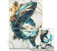 Puzzle per adulti da 1000 pezzi "Il Dominio degli Abissi" gioco rompicapo assemblaggio di modelli ottimo regalo per gli appassionati di videogiochi 50x75cm