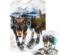 Puzzle per adulti da 1000 pezzi Il Fantasma della Taiga - Gioco interattivo per famiglie compleanno e Natale (Dimensioni 38x52cm)