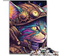 Puzzle per adulti da 1000 pezzi "Il gatto col cappello", puzzle impossibile per adulti, dimensioni 26x38cm, attività divertente per la famiglia, sfida mentale, regalo perfetto per adolescenti.