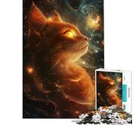 Puzzle per adulti da 1000 pezzi Il Gatto del Cosmo - Puzzle rilassante per adulti ideale per divertimento in famiglia compleanni e altre occasioni (dimensioni 38x26cm)