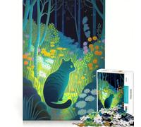 Puzzle per adulti da 1000 pezzi "Il gatto in un sogno", gioco divertente, rilassante e stimolante per la mente, per rafforzare l'amore di coppia 50x75cm