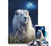 Puzzle per adulti da 1000 pezzi "Il guardiano dagli occhi stellati" giocattolo educativo divertente e spiritoso con poster e foglio di curiosità abbinati 38x52cm