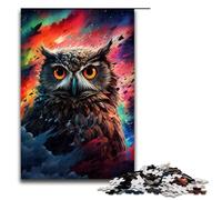 Puzzle per adulti da 1000 pezzi Il gufo nel cratere è circondato da un gioco intellettuale giocattolo ideale come regalo per tutta la famiglia 1000 pezzi