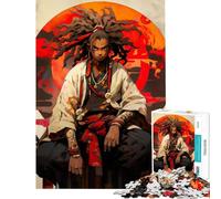 Puzzle per adulti da 1000 pezzi "Il Maestro di Spade" - Aiuta a stimolare la mente decorazione da parete antistress adatto a partire dai 14 anni Gioco di puzzle incluso (50x75cm)