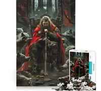 Puzzle per adulti da 1000 pezzi "Il Maestro e i Lupi" gioco pratico impegnativo da completare collezione d'artista belle arti 38x52cm