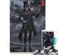 Puzzle per adulti da 1000 pezzi: Il Mietitore Gentiluomo - Abbraccio della Morte Vittoriano Gioco rompicapo Assemblaggio di modelli Ottimo regalo per gli appassionati di videogiochi 50x75cm