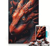 Puzzle per adulti da 1000 pezzi "Il mio simpatico amico drago", gioco rompicapo, impegnativo da completare, collezione d'artista, opera d'arte 38x52cm