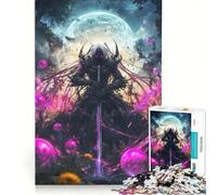 Puzzle per adulti da 1000 pezzi Il misticismo dei samurai giapponesi gioco rilassante migliora la memoria compleanno e Natale 50x75cm