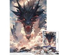 Puzzle per adulti da 1000 pezzi il più grande drago giocattolo educativo anime idee regalo per giochi educativi che migliorano l'amore tra coppie dimensioni 50x75cm