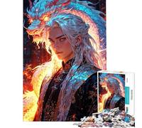 Puzzle per adulti da 1000 pezzi "Il Principe Drago" puzzle per ragazzi giochi rilassanti divertenti e spiritosi regali di compleanno e unici (dimensioni 38x26cm)