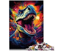 Puzzle per adulti da 1000 pezzi Il puzzle di dinosauro galassia intera famiglia per adolescenti dai 14 anni in su, 50 x 75 cm