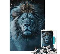 Puzzle per adulti da 1000 pezzi "Il Re della Giungla" - Puzzle fai da te da 1000 pezzi - Un'opera d'arte - Gioco stimolante e divertente per tutta la famiglia (38x52cm)