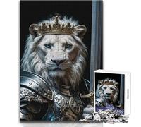 Puzzle per adulti da 1000 pezzi Il Re Leone Cavaliere Perfetto per le ore di svago tranquille Giocattolo da gioco con taglio preciso di alta qualità Dimensioni 50x75cm