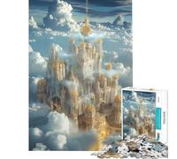 Puzzle per adulti da 1000 pezzi Il Regno Celeste di Aetheria Gioco Impossibile Sfida per l'Intelligenza e la Mente Giocattolo Avvincente Regalo di Compleanno Divertimento per la Famiglia (75x50cm)