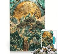 Puzzle per adulti da 1000 pezzi "Il regno del monarca di montagna" antistress decorazione perfetta regalo di compleanno o per occasioni speciali 38x52cm