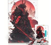 Puzzle per adulti da 1000 pezzi "Il Samurai delle Tenebre" giocattolo fai-da-te migliora la memoria ideale come regalo per tutta la famiglia 38x26cm