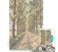 Puzzle per adulti da 1000 pezzi "Il sentiero attraverso le sentinelle" gioco interattivo difficile e stimolante collezione d'artista belle arti 38x52cm