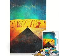 Puzzle per adulti da 1000 pezzi "Il sentiero verso la roccia sacra" gioco rilassante decompressione intellettuale regalo di compleanno regalo di viaggio 38x52cm