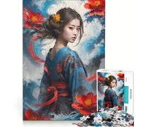 Puzzle per adulti da 1000 pezzi "Il sogno del tessitore" decorazione da parete oggetto d'arredo con pezzi di forma casuale completamente ad incastro 38x26cm