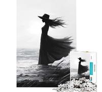 Puzzle per adulti da 1000 pezzi "Il sussurro del vento" gioco rompicapo giocattolo avvincente per coltivare la pazienza idea regalo decorazione perfetta (dimensioni 38x26cm)