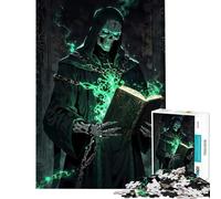 Puzzle per adulti da 1000 pezzi "Il tomo proibito del negromante" - Gioco avvincente per coltivare la pazienza analisi e logica - Regalo di compleanno (Dimensioni 38x26cm)