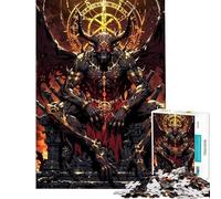 Puzzle per adulti da 1000 pezzi "Il Trono del Signore Infernale" Puzzle per adulti Gioco rilassante Perfetto come decorazione Ideale come regalo (Dimensioni 50x75cm)