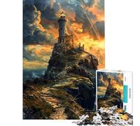 Puzzle per adulti da 1000 pezzi "Il Vecchio Guardiano della Costa" - Divertimento a casa attività che migliorano la memoria giocattolo decorativo per la casa adatto a partire dai 14 anni (50x75cm)