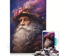 Puzzle per adulti da 1000 pezzi "Il Vecchio Mago" gioco rilassante sfida impegnativa per rafforzare l'amore tra le coppie 38x26cm