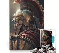 Puzzle per adulti da 1000 pezzi "Il veterano centurione" gioco divertente antistress con pezzi a incastro di forma casuale 38x52cm