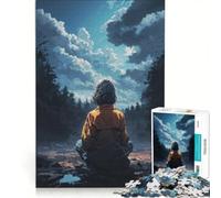 Puzzle per adulti da 1000 pezzi immersi in una luce eterea, gioco impossibile, divertimento a casa, regali di Natale e compleanno 50x75cm