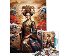 Puzzle per adulti da 1000 pezzi Imperatrice dei Draghi e Dre puzzle per adolescenti giochi rilassanti vacanze a casa passatempo gioco stimolante regali (dimensioni 50x75cm)
