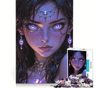 Puzzle per adulti da 1000 pezzi: Incantatrice invernale enigmatica, gioco impossibile, passatempo ideale per le vacanze a casa, compleanno e Natale 50x75cm