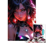 Puzzle per adulti da 1000 pezzi Incantatrice radiosa Attività divertenti a casa Giochi rilassanti e divertenti per maggiori di 14 anni Gioco di puzzle offerto (38x26cm)