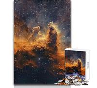 Puzzle per adulti da 1000 pezzi Inferno Cosmico - Il confine infuocato dello spazio, ma un gioco rompicapo divertente e umoristico, un ottimo regalo per i giochi (dimensioni 50x75cm)