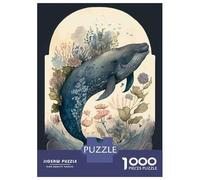 Puzzle Per Adulti Da 1000 Pezzi Innocent Whale Puzzle Per Adolescenti Giochi Per Famiglie Assemblaggio Di Modelli Attività Divertenti A Casa 52x38cm/1000pcs